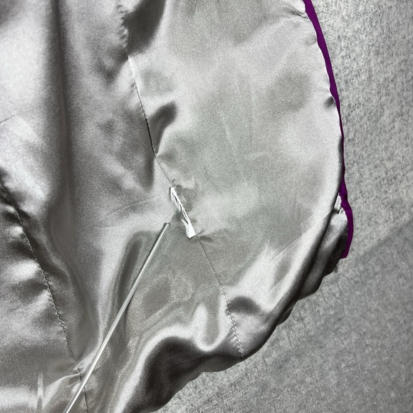 J. Crew Nello Gori Italian Stadium Cloth Pea Coat 00P Gray Wool Stand Collar - Picture 9 of 9